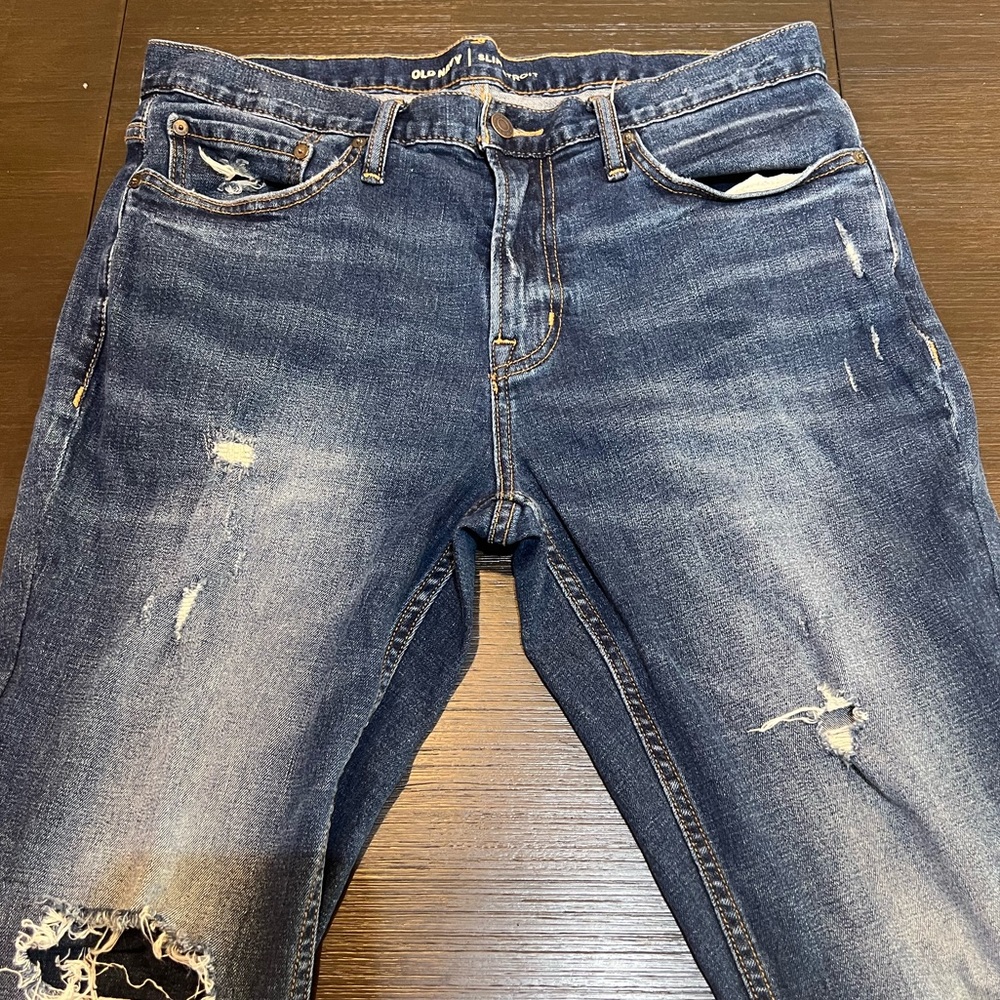 Old Navy distressed denim